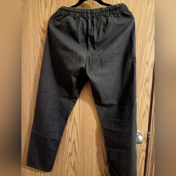Dark grey Cotton pants Size 30 - Picture 2 of 2